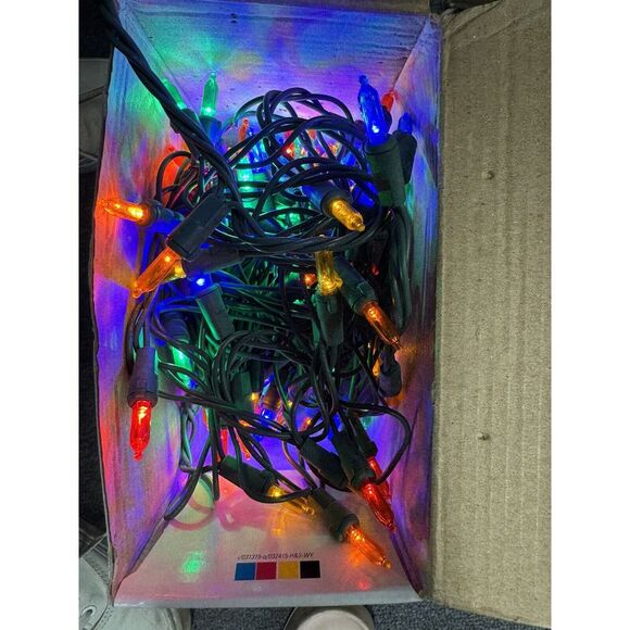 GE 300 (150x2) Multi-Color Miniature Christmas Decoration String LED Lights - Picture 5 of 5